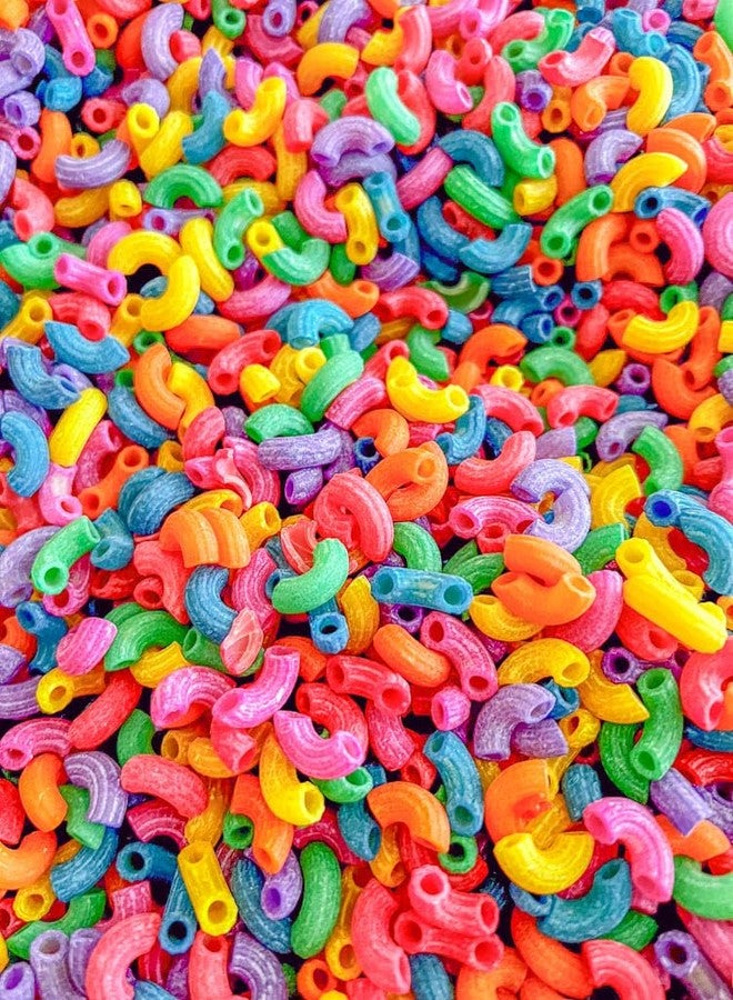 Sensory-N-Stuff 2 Cups of Rainbow Pasta Sensory Bin Filler for Sensory Table - Elbow Noodles - Image 4